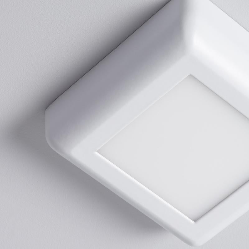 Plafón LED 6W Cuadrado Metal 122x122 mm Design White