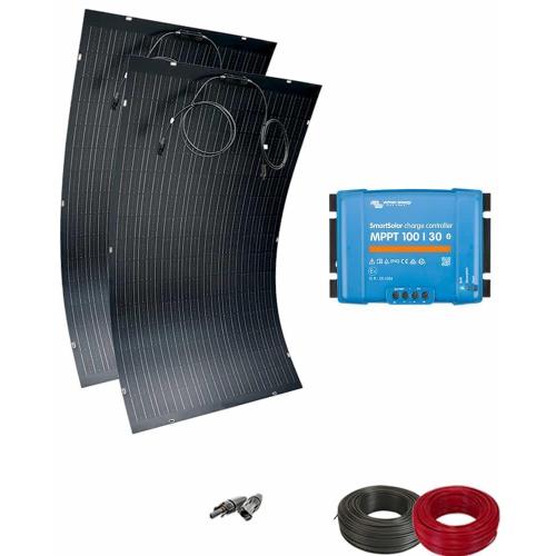 Kit Solar Caravana 12V 2000Whdia con regulador de 30A
