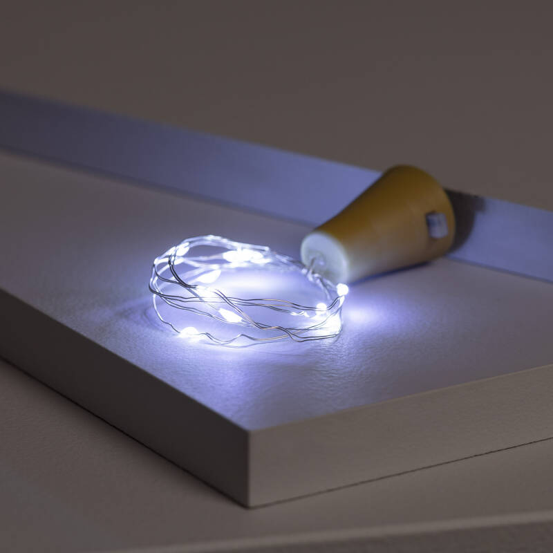 Guirnalda Solar Exterior LED Alambre para Botella