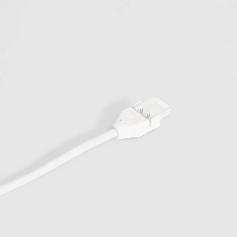 Cable Conexión para Tira LED Autorrectificada 220V AC COB SILICONE FLEX Ancho 10 mm Monocolor