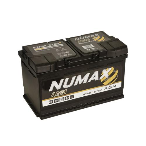 Batería Coche AGM 80Ah 12V Numax
