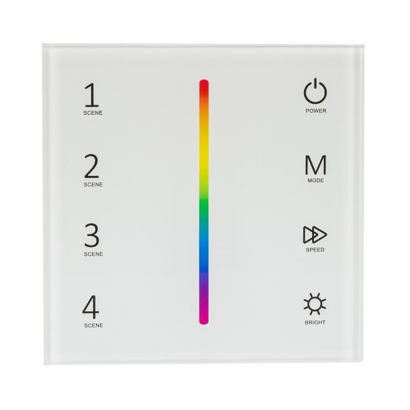 Controlador Tira LED RGB 12-24V Empotrable Táctil SKYDANCE T3-1 Compatible con Mando RF