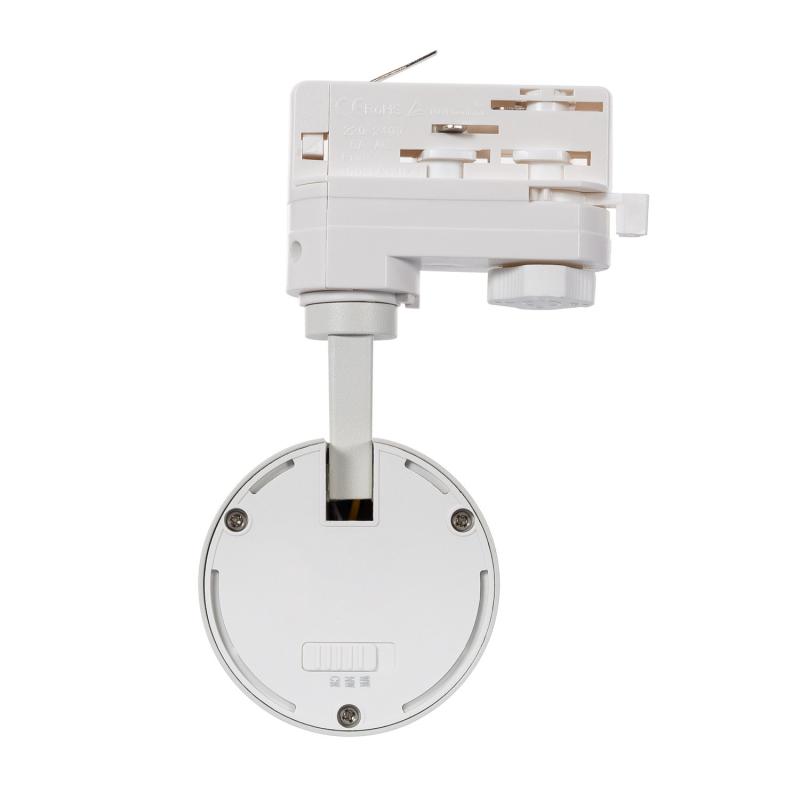 Foco Carril LED Trifásico 30W Regulable CCT Seleccionable Mallet