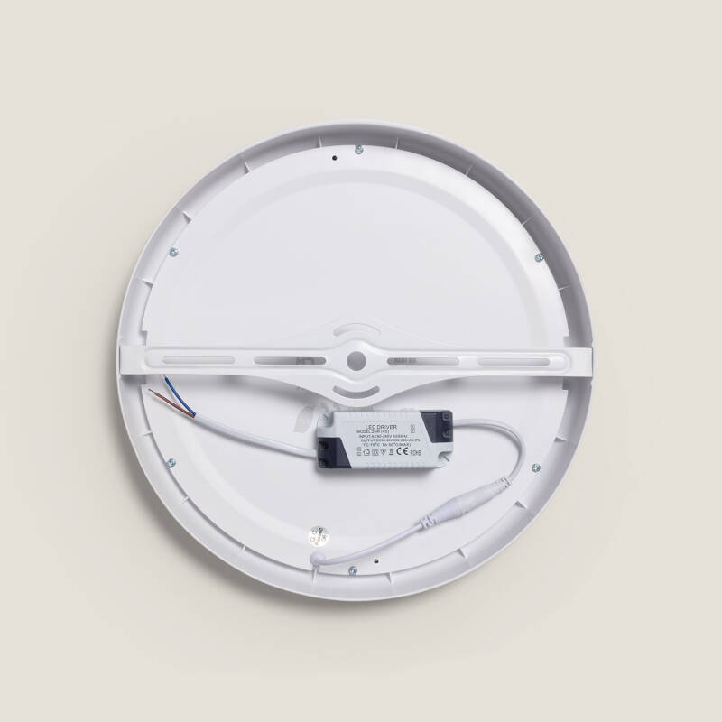 Plafón LED 24W Circular Metal Ø300 mm Design White