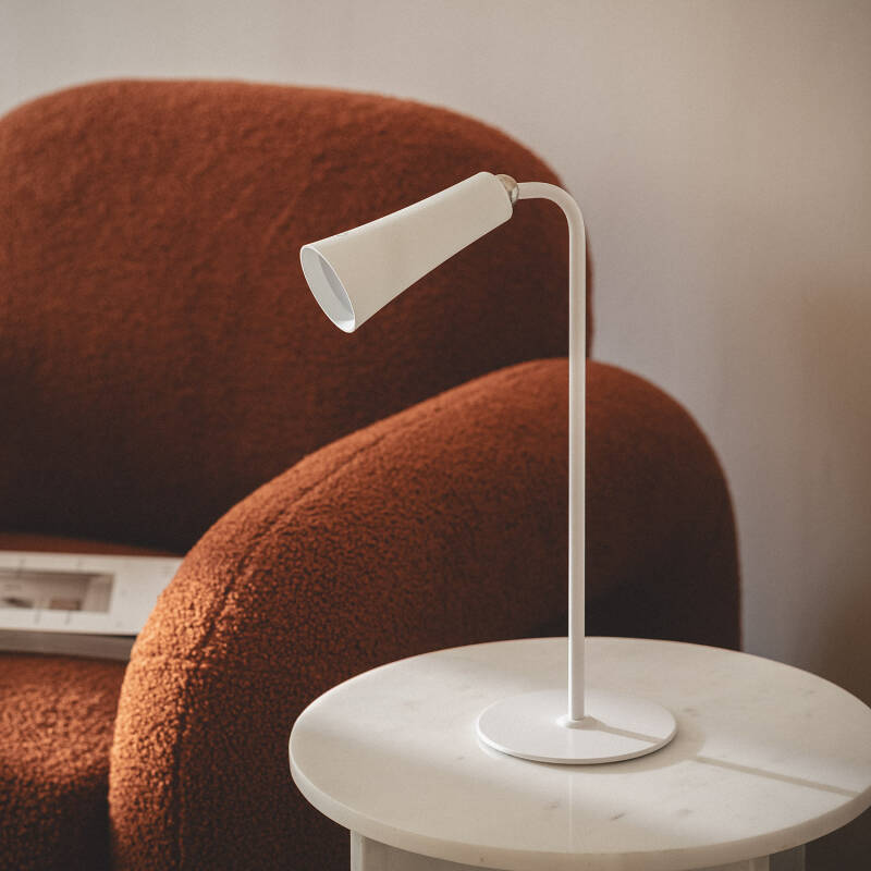 Lámpara de Mesa LED Portátil Metal con Batería USB Recargable Bysta