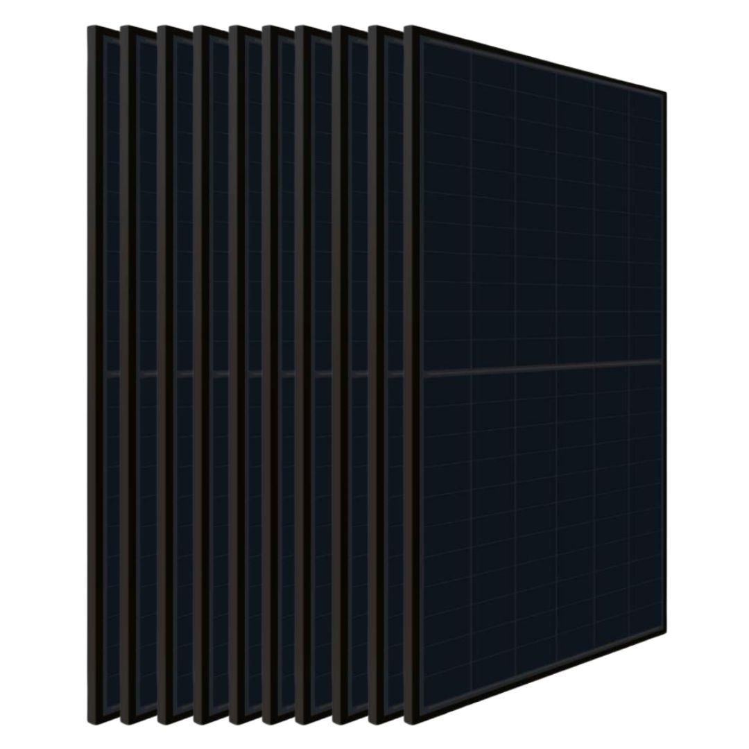 Pack 10 unidades Paneles Solares 450W Bifaciales Full Black N-Type MEPV ULTRA Eurener
