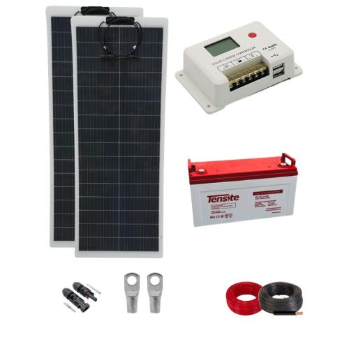 Kit con Placas Solares Autoinstalables 200W con Batería