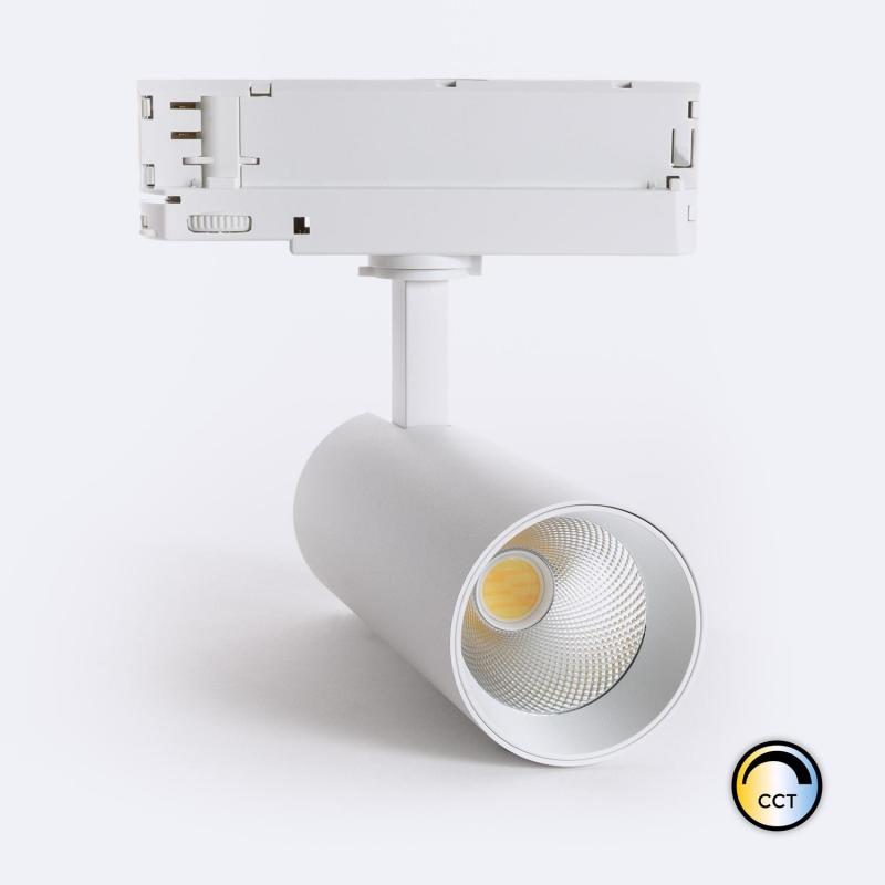 Foco Carril LED Trifásico 20W Carlo CCT Seleccionable Blanco