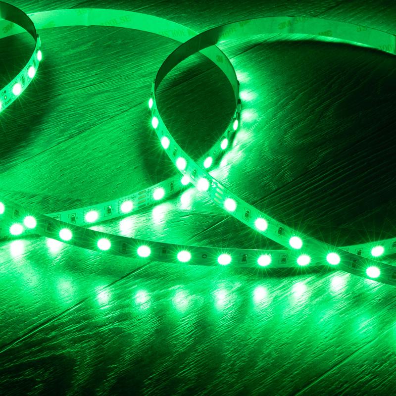 Tira LED 24V RGB SMD 60 LED/m 5m 10W/m Ancho 10mm Corte 10cm IP20