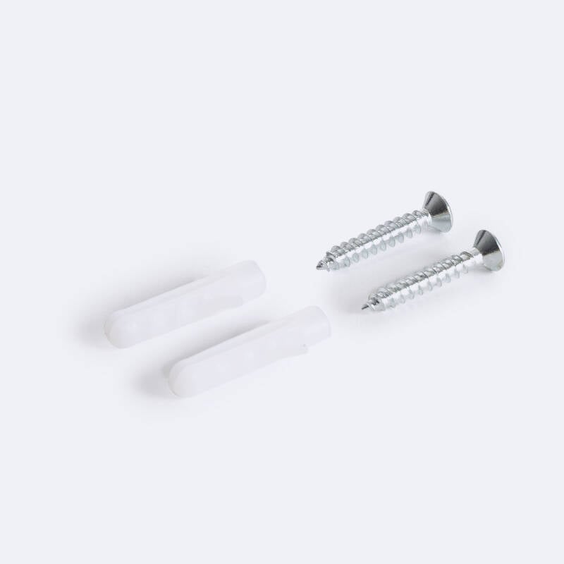 Carril Monofásico Empotrable Aluminio para Focos LED 1 Metro