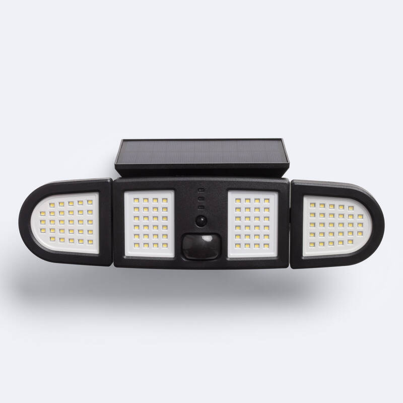 Foco Proyector LED Solar 5W IP65 con Sensor de Movimiento PIR y Crepuscular