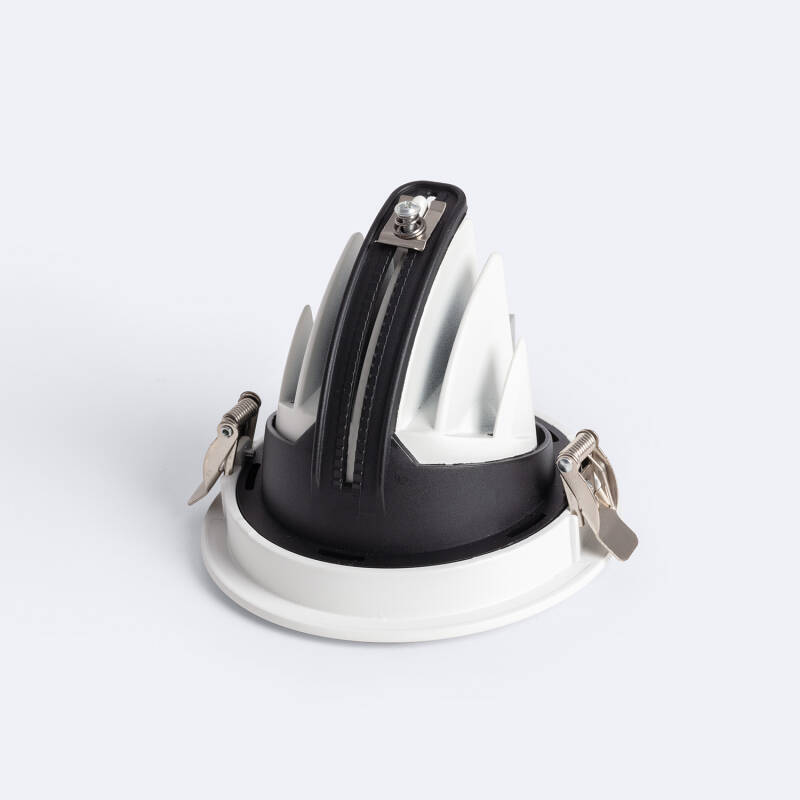 Downlight LED 15W Circular Direccionable Chip OSRAM CCT Seleccionable 120 lm/W LIFUD Corte Ø 100 mm