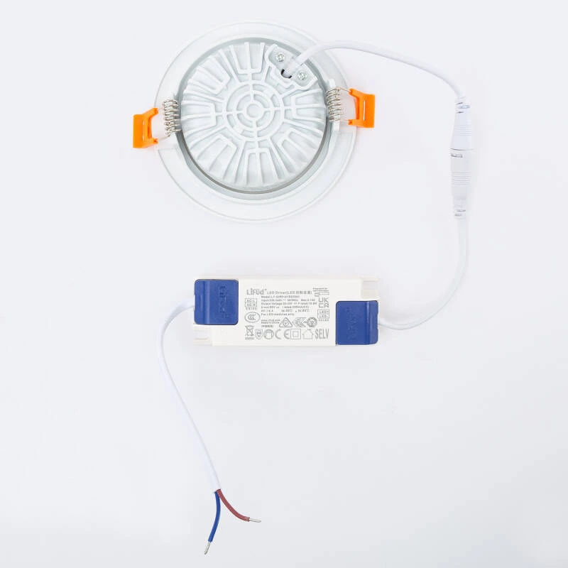 Foco Downlight LED 10W Circular COB CRI90 Slim Corte Ø 90 mm