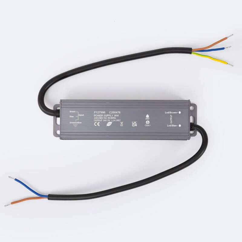 Fuente de Alimentación Estanca 24V DC IP67