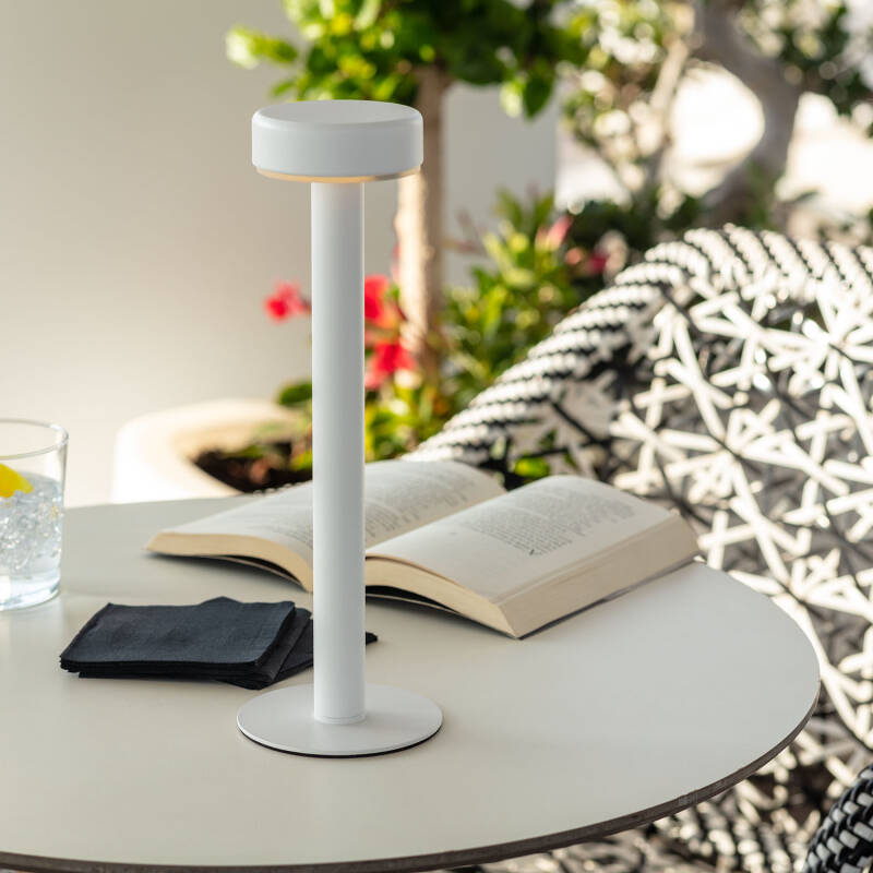 Lámpara de Mesa LED Portátil con Batería USB Recargable Bunza