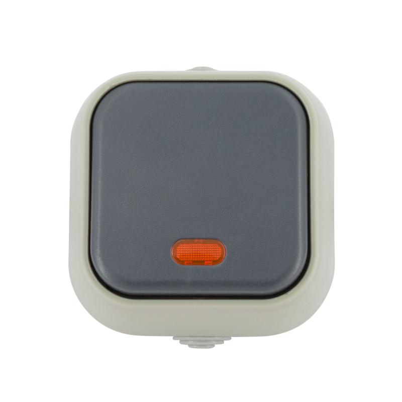 Interruptor Simple con Indicador Luminoso IP54