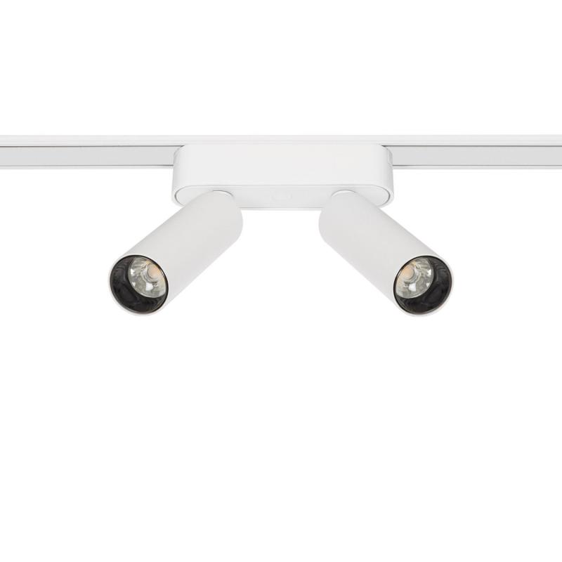 Foco Carril LED Magnético 25mm SuperSlim Doble 14W 48V Blanco