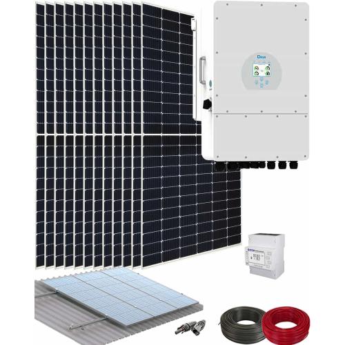 Kit Solar Autoconsumo con Inversor Deye Trifásico 12000W