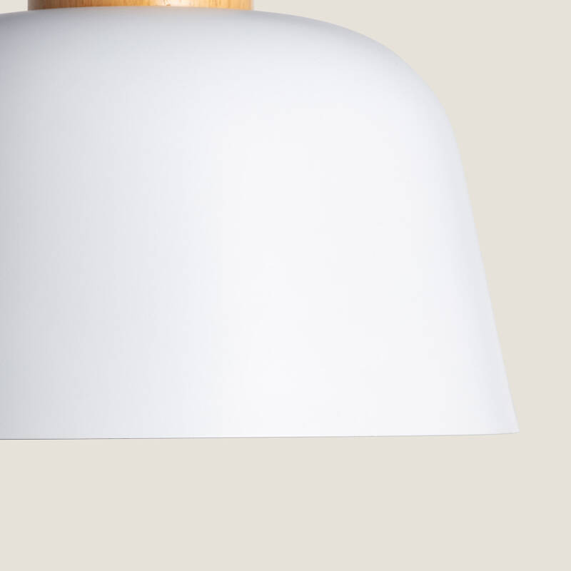 Lámpara Colgante Metal y Madera Wawak