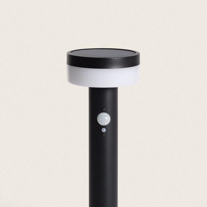 Baliza de Pie Exterior Solar LED 1,5W 50cm Acero Inoxidable con Sensor de Movimiento Ashier
