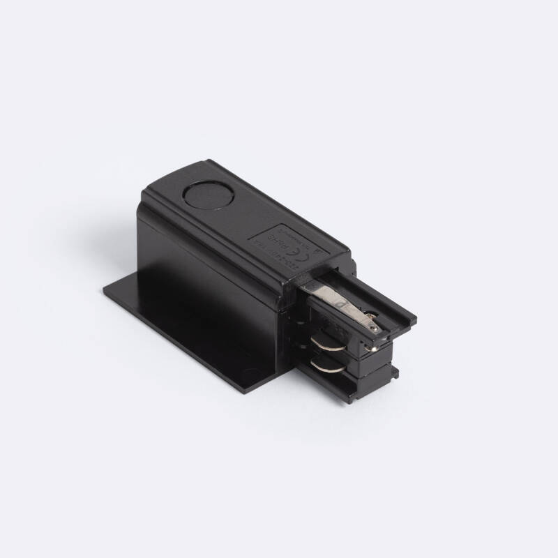 Conector 'Left Side' Trifásico a Red para Carril Empotrable Aluminio