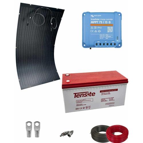 Kit Placa Solar Flexible Camper 12V 1000Whdia