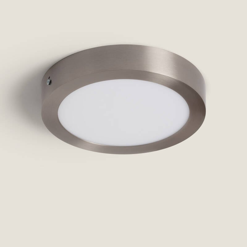 Plafón LED 18W Circular Metal Ø225 mm Silver