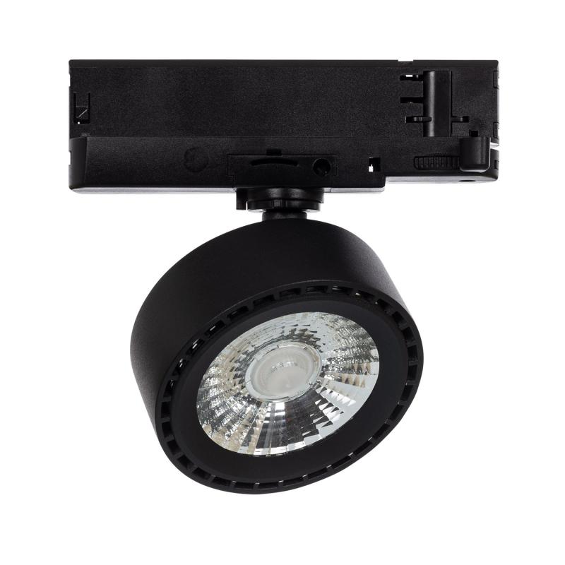 Foco Carril LED Trifásico 20W Onuba CCT Seleccionable Negro