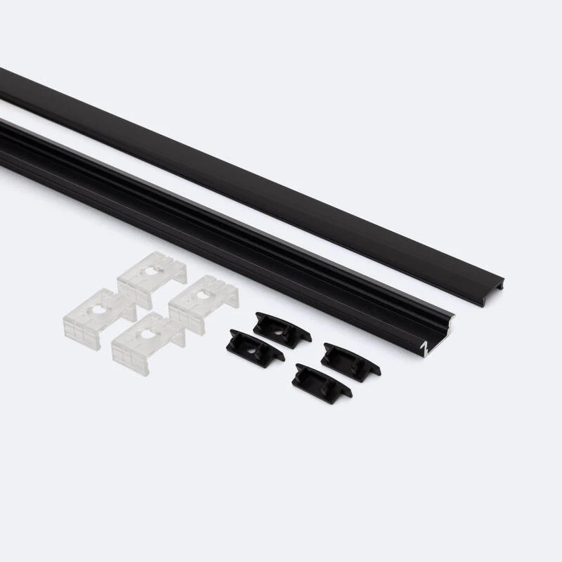 Perfil Aluminio Empotrable para Tiras LED hasta 12 mm