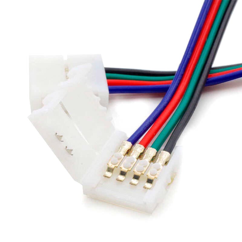 Cable Doble Conector Rápido Tira LED 12/24V RGB 10mm