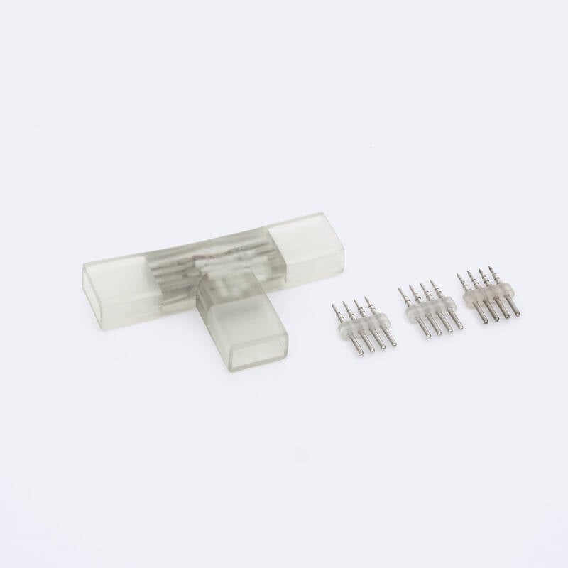 Conector tipo T para Tira LED RGB 220V AC SMD IP65