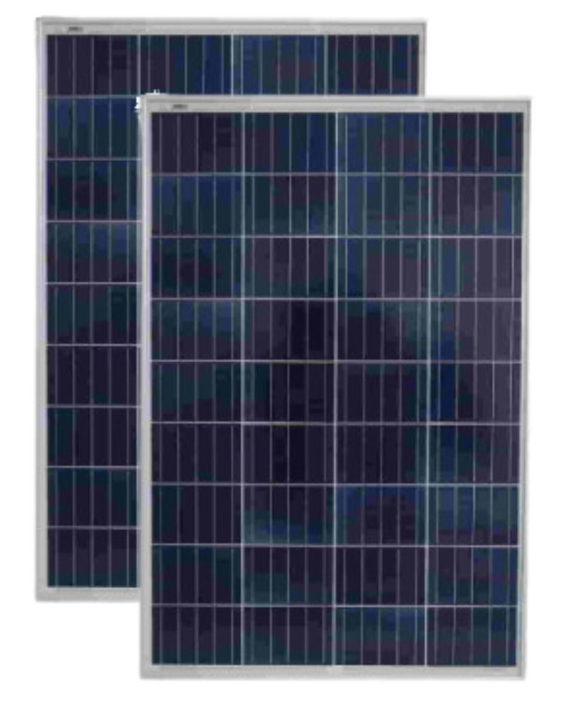 Pack 2 unidades Paneles Solares Pequeños 100W 12V Policristalinos