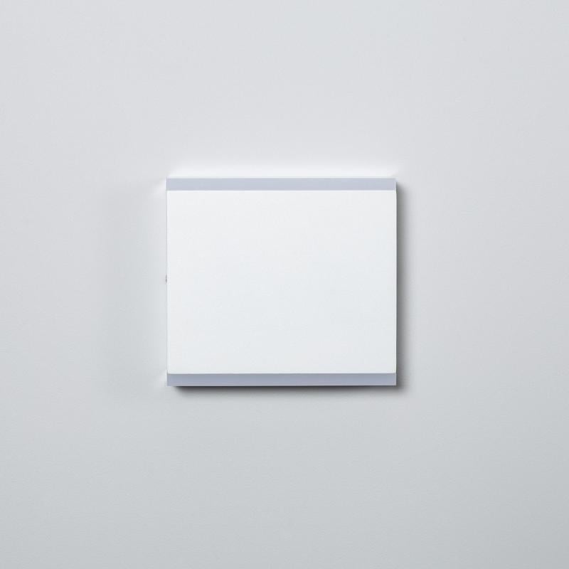 Aplique de Pared Exterior LED 6W Iluminación Doble Cara Cuadrado Blanco Orus
