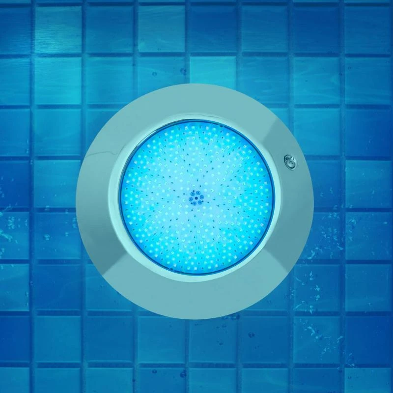 Foco Piscina Superficie LED Sumergible 3000K 12V AC/DC IP68 Acero Inoxidable 24W