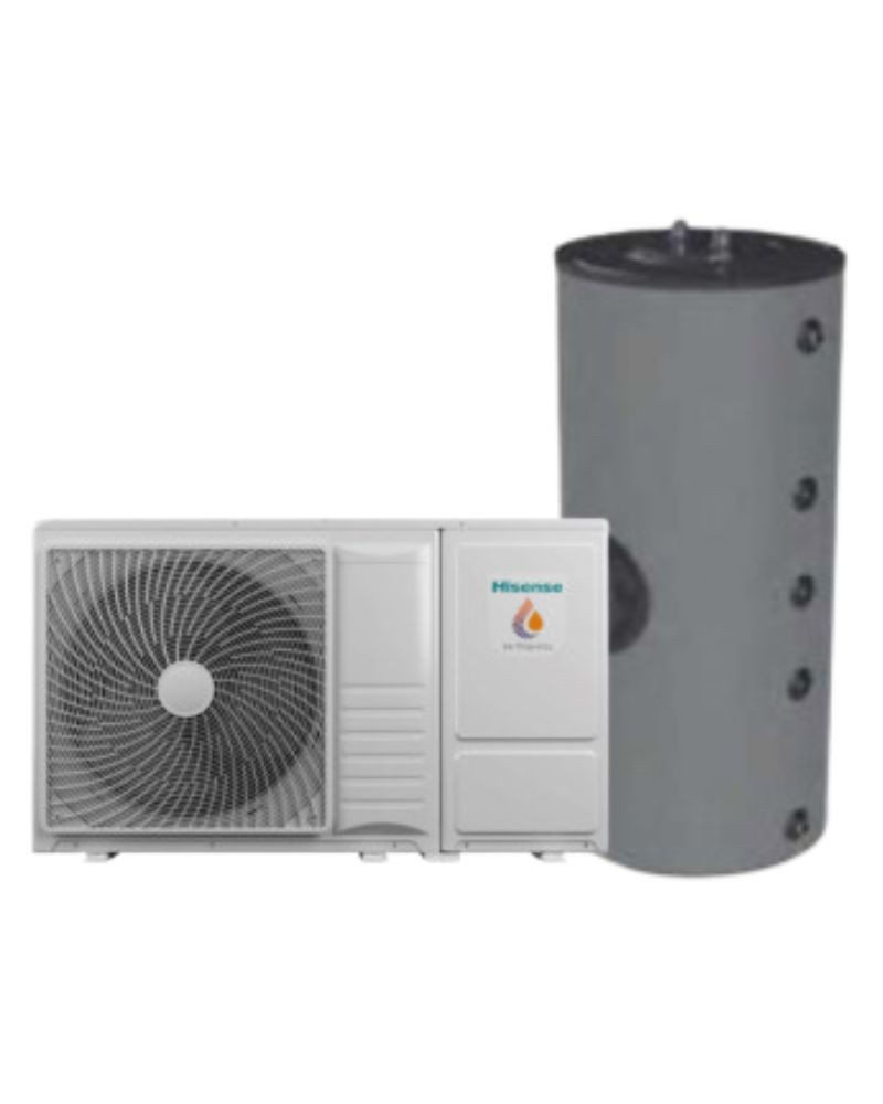 Kit Aerotermia Monobloc 8kW Hisense Hi-Therma para ACS 150 Litros