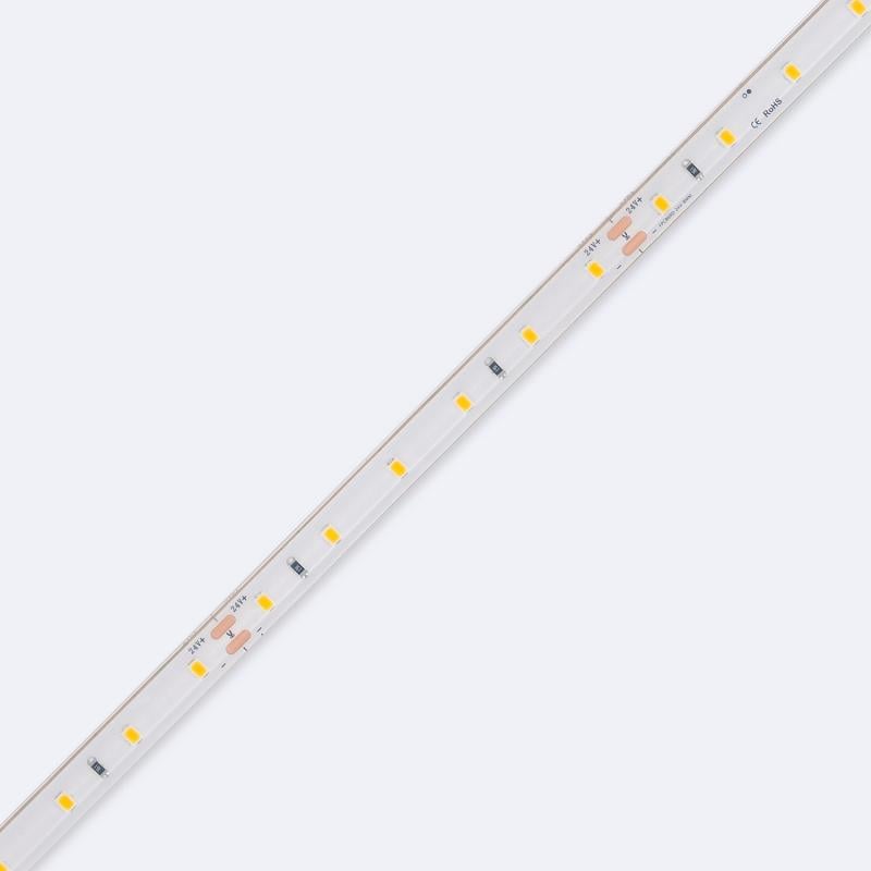 Tira LED 24V SMD 60 LED/m 5m 5W/m 500lm/m Ancho 10mm Corte 10cm Sumergible IP68 SILICONE FLEX