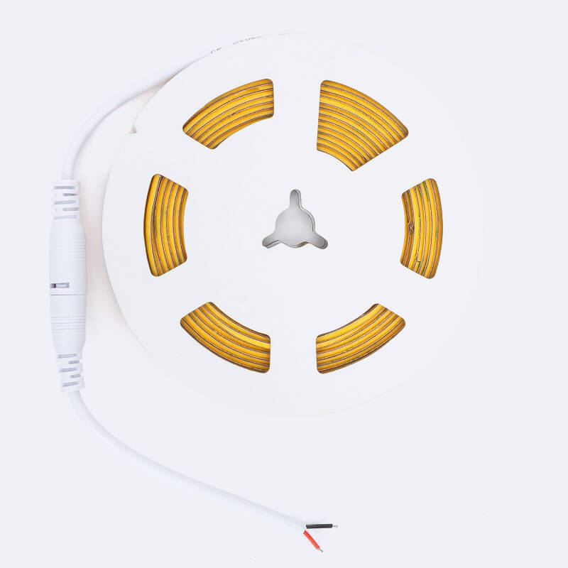 Tira LED 24V COB 320 LED/m 5m 3W/m 360 lm/m Ancho 3mm Superestrecha Corte 5 cm IP20 CRI90
