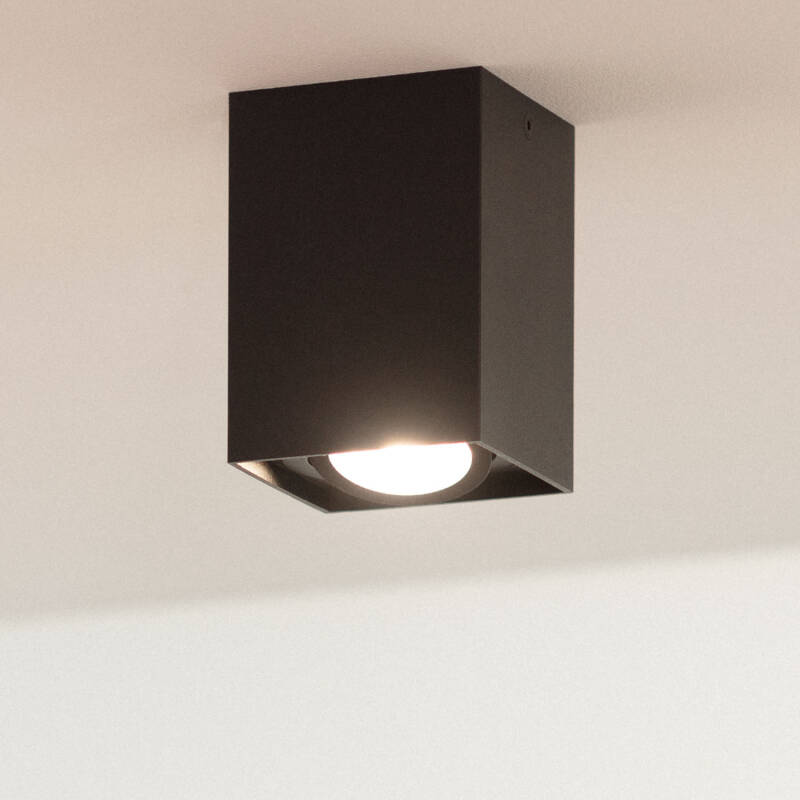 Aplique de Techo Aluminio Jaspe Negro
