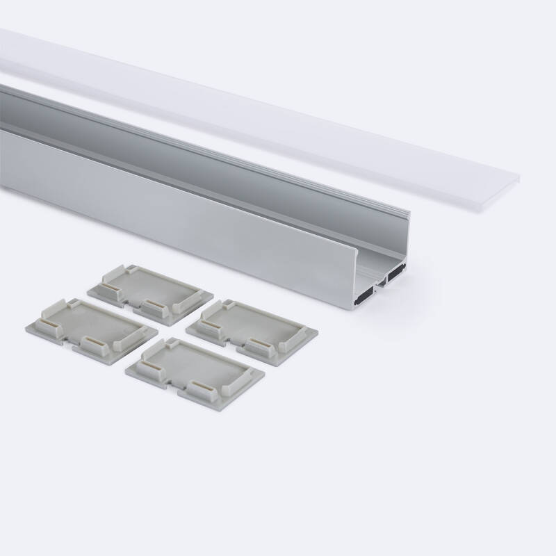 Perfil Aluminio Colgante XL para Tira LED hasta 45 mm