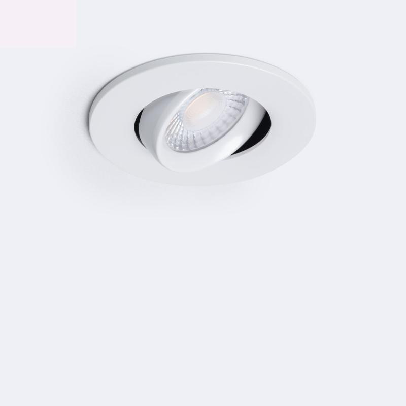 Foco Downlight LED 5-8W Ignífugo Circular Regulable IP65 Corte Ø 65 mm Solid Design Ajustable