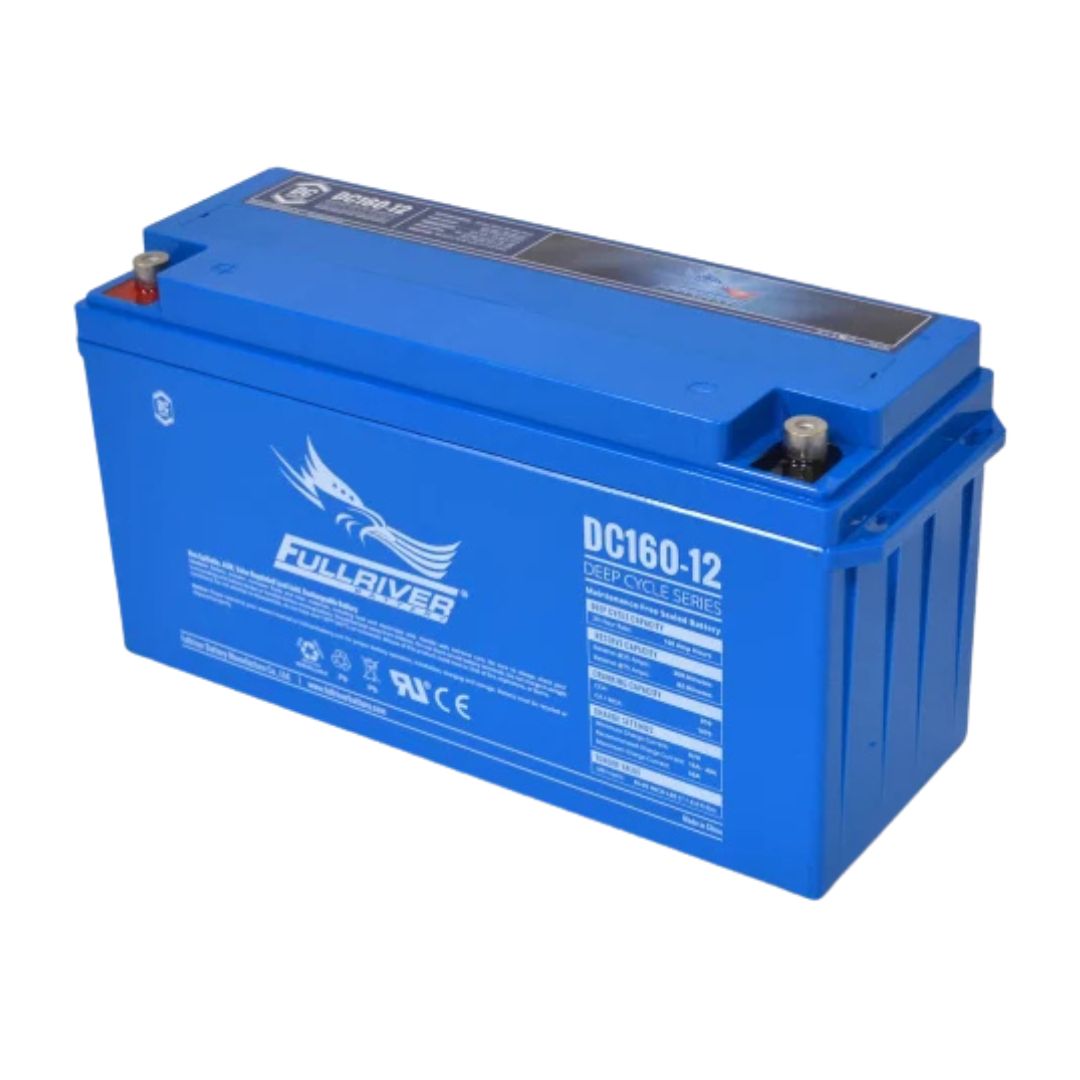 Batería Solar AGM 160Ah 12V C20 Monobloc Fullriver DC160-12