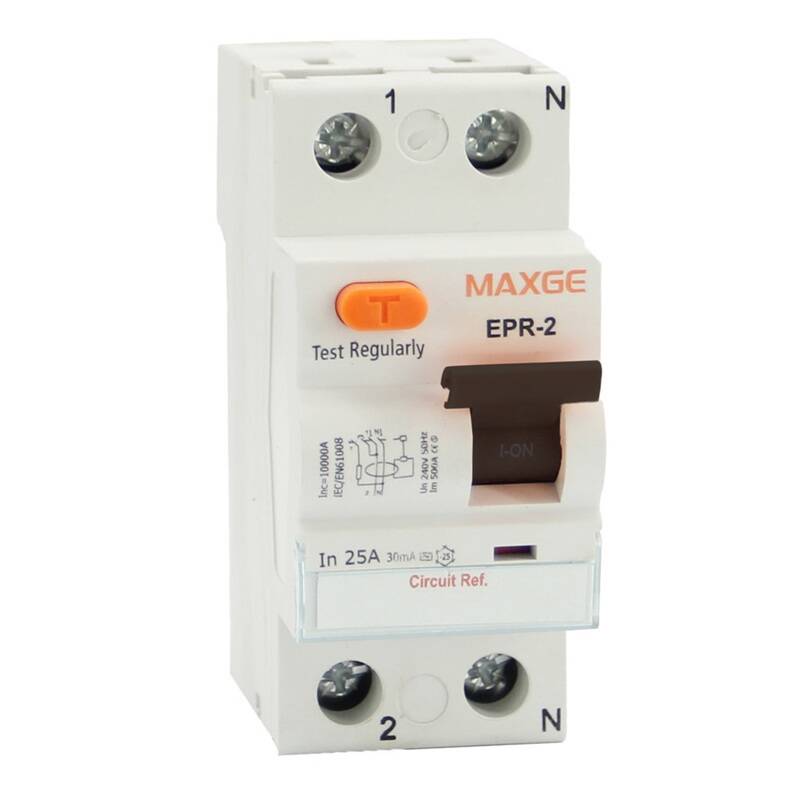 Interruptor Diferencial Industrial Superinmunizado 2P 30mA 25-63A 10kA Clase A MAXGE