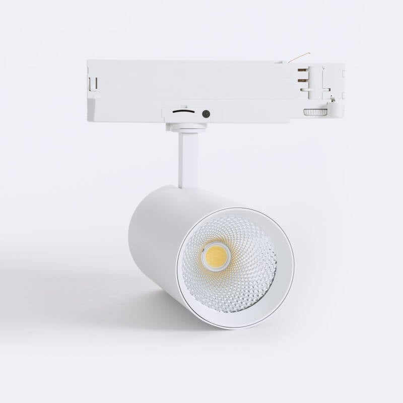 Foco Carril LED Trifásico 40W Carlo CCT Seleccionable Blanco
