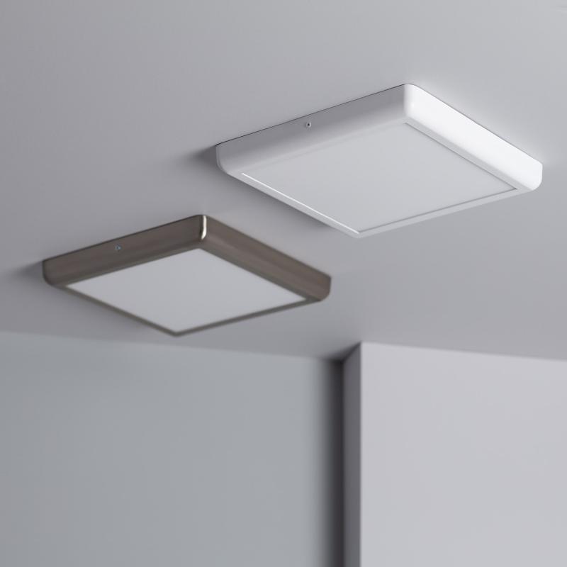 Plafón LED 24W Cuadrado Metal  300x300 mm Design White