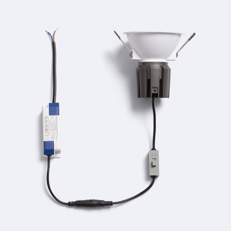 Foco Downlight LED 9W / 12W Cónico Areni Corte Ø 85 mm