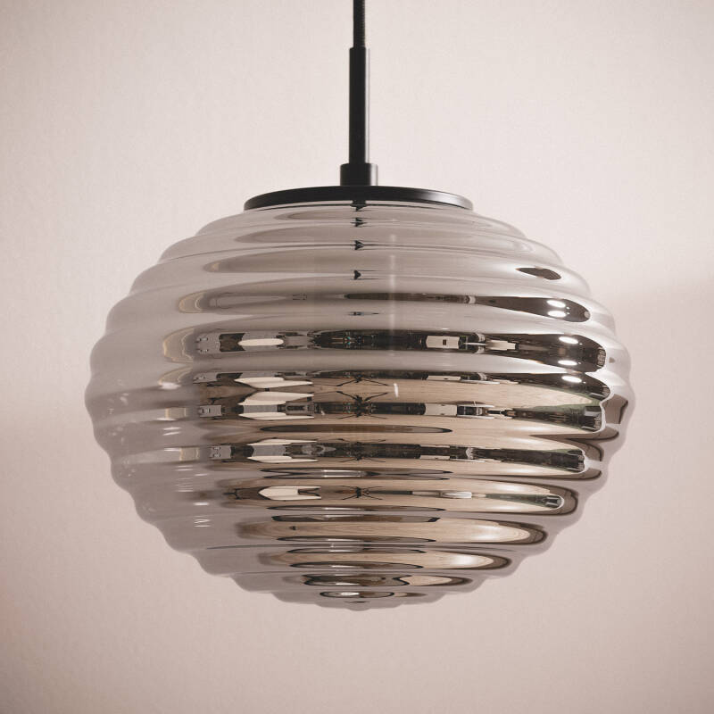 Lámpara Colgante Metal y Cristal Ailen