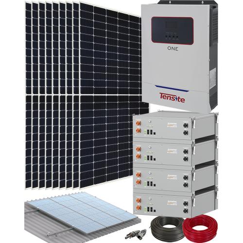 Kit Solar Aislado 5500W 48V Tensite One con Baterías de Litio Suntaic 20kWh