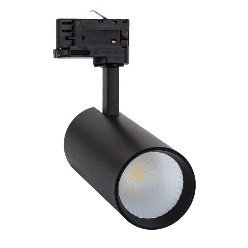 Foco Carril LED Trifásico 30W CCT Seleccionable Bertha Negro