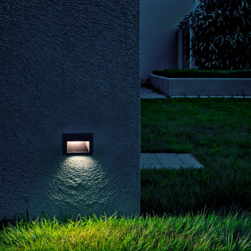 Baliza Exterior LED 5W Empotrable Pared Olite Horizon