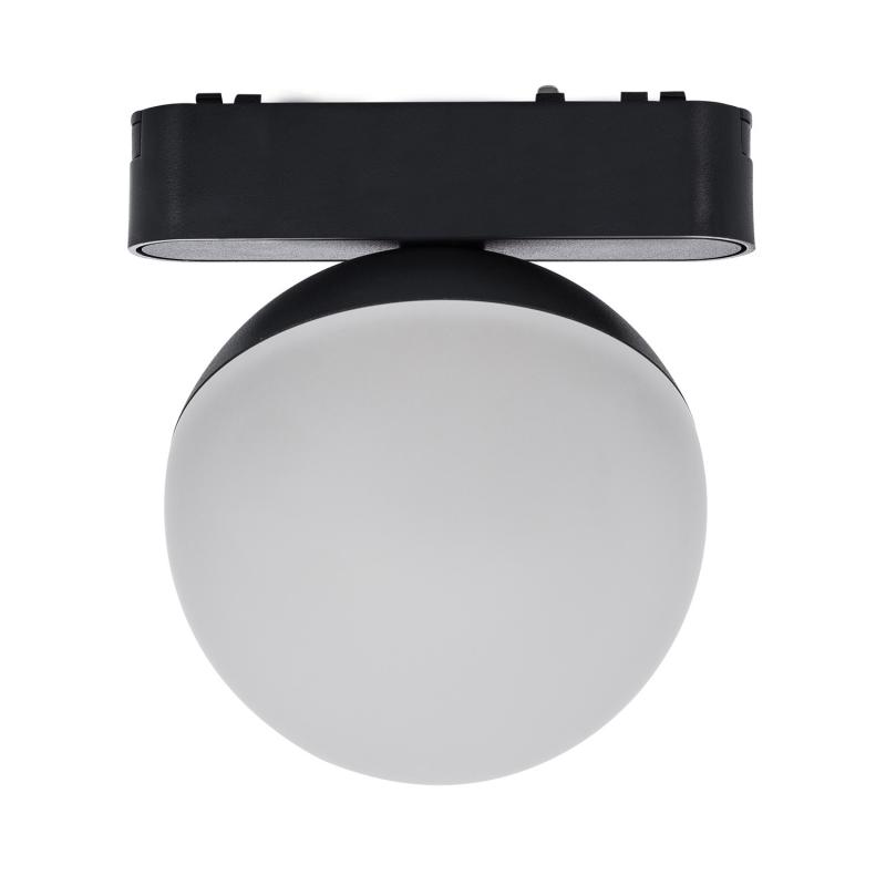 Foco Carril LED Magnético 25mm SuperSlim 10W 48V Negro Ø100 mm